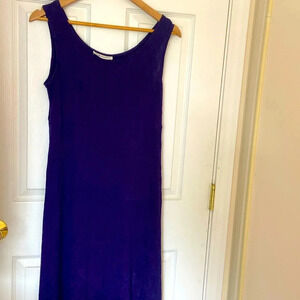 SL Fashions 2-piece Purple Dress and Short-Sleeve Top